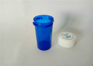 Chine Fioles réversibles de chapeau de résistant à l'eau, bouteilles en plastique bleues de la prescription 16DR fournisseur