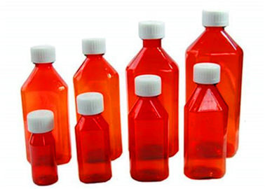 Chine Les bouteilles liquides de médecine de couleurs translucides, FDA ont délivré un certificat des bouteilles de liquide de pharmacie fournisseur
