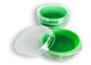 Conteneurs verts de concentré de silicone, conteneurs de concentré de cire du polystyrène 5ml fournisseur