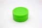 Conteneurs verts adaptés aux besoins du client de silicone de catégorie comestible de logo insipides pour l'éclat/cosmétique fournisseur