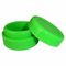 Conteneurs verts adaptés aux besoins du client de silicone de catégorie comestible de logo insipides pour l'éclat/cosmétique fournisseur